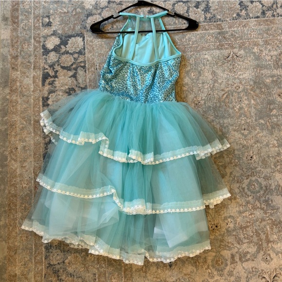 COPY - Curtain Call CXL light blue dance costume WORN ONCE - Picture 5 of 10